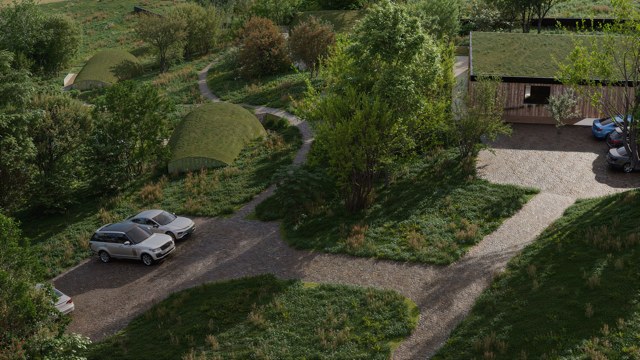 CGI view of the proposed arrival area