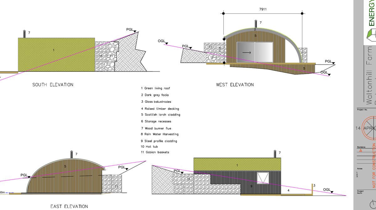 Submitted elevations for Lodge 1