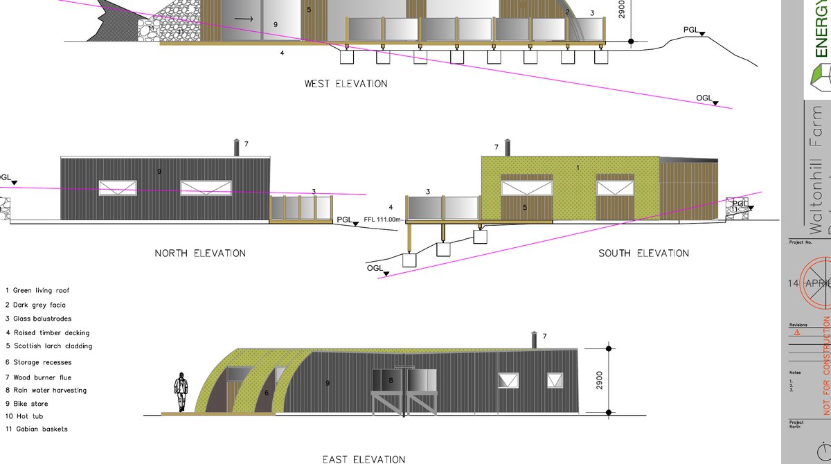 Submitted elevations for Lodge 3